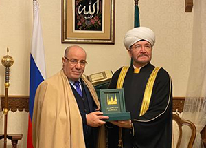 Встреча Муфтия Шейха Равиля Гайнутдина с министром по делам религии и вакфов Алжира Юсефом Бельмехди