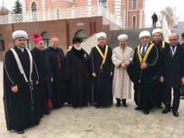 المفتي يشارك في افتتاح مسجد مينسك 