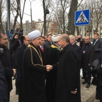 سماحة المفتي يلتقي الرئيس أردوغان بمينسك 
