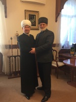 Встреча Муфтия шейха Равиля Гайнутдина с Сопредседателем СМР муфтием Хаджимуратом Гацаловым 