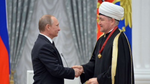 سماحة المفتي الشيخ راوي عين الدين يهنأ الرئيس فلاديمير بوتين بمناسبة إعادة انتخابه لولاية جديدة