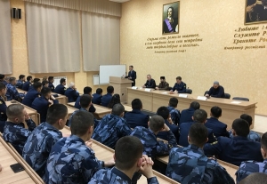 Председатель ДУМ Рязанской области Рашид Бултачеев встретился с курсантами Академии права и управления ФСИН