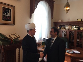 سماحة المفتي يستقبل سفير لبنان بموسكو