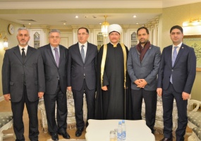 Mufti Sheikh Ravil Gaynutdin receives delegation from Turkey