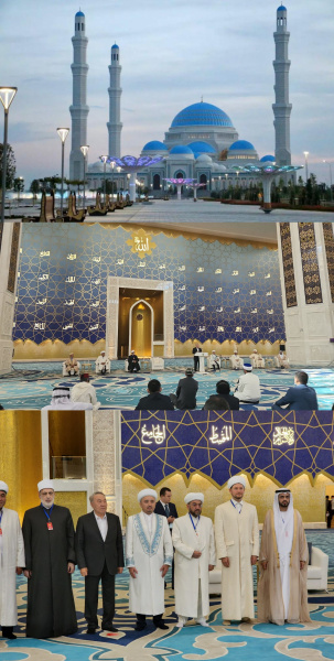 محي الدينوف يشارك بافتتاح أكبر مسجد بآسيا الوسطى في العاصمة نور سلطان