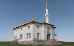 В Симферополе в торжественной обстановке начато строительство мечети в с Дубки
