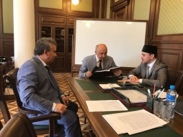 عباسوف يلتقي نائب رئيس الوزارء بجمهورية تتارستان 