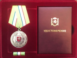Дамиру Мухетдинову вручена медаль «За защиту Республики Крым»