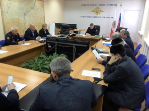 Зампред ДУМСО принял участие в заседании Общественного совета при УМВД по г.Саратову