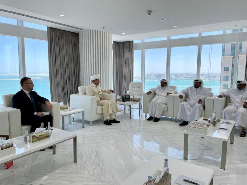 Встреча в министерстве исламских дел и вакфов Государства Катар в Дохе