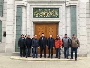 Московскую Соборную мечеть посетила строительная группа уфимской мечети «Ар-Рахим» 