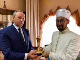 Продолжается официальный визит  Муфтия Казахстана в Россию