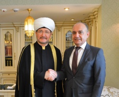 سماحة المفتي يستقبل سعادة سفير المملكة الأردنية الهاشمية بموسكو