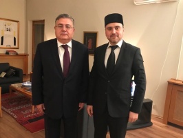 عباسوف يلتقي سعادة سفيرالجمهورية التركية بموسكو