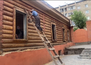 В Чите идут работы по реставрации дома купца Нигматуллина в комплексе Читинской Соборной мечети
