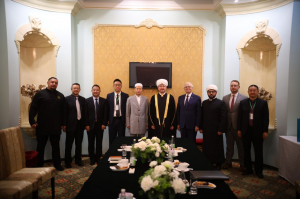 Встреча  Муфтия Шейха Равиля Гайнутдина с Председателем Китайской исламской ассоциации Яном Фамином