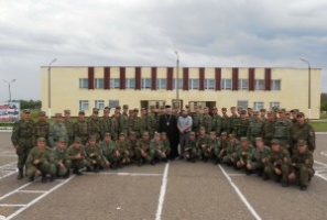 Встреча с военнослужащими Саратовской области