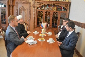 Mufti Sheikh Ravil Gaynutdin meets Chargé d'Affaires of the Turkish Embassy