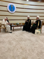 سماحة المفتي راوي عين الدين يجتمع مع قداسة البابا فرنسيس رئيس الكنسية الكاثوليكية 