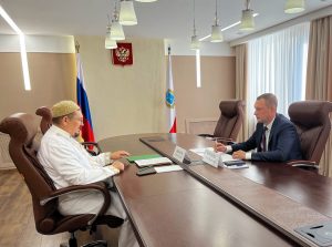 Муфтий Мукаддас Бибарсов встретился с врио губернатора Саратовской области