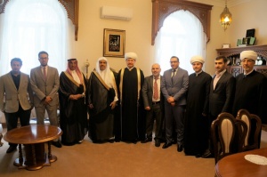 Mufti Sheikh Ravil Gaynutdin holds a meeting with Secretary General of Muslim World League