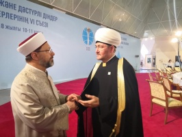 Mufti Sheikh Ravil Gaynutdin meets Turkish professor Ali Erbas