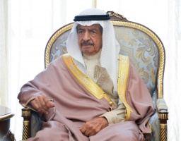 سماحة المفتي يعزي صاحب الجلالة ملك البحرين بوفاة صاحب السمو الملكي رئيس الوزراء  