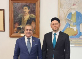 الدكتور ضمير محي الدينوف ــ النائب الأول لرئيس الإدارة الدينية لمسلمي روسيا الاتحادية يقوم بزيارة عمل إلى جمهورية أذربيجان