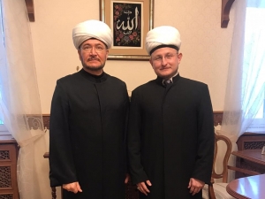 Встреча Муфтия Шейха Равиля Гайнутдина с главой ДУМ Забайкальского края Алмазом Салаховым