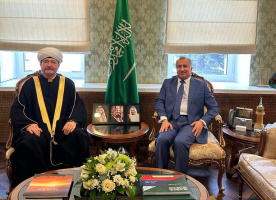 سماحة المفتي راوي عين الدين يلتقي سعادة سفير المملكة العربية السعودية بموسكو