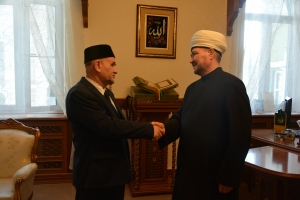 Муфтий Шейх Равиль Гайнутдин провел встречу с главой ДУМ Республики Коми Валиахмадом хазратом Гаязовым