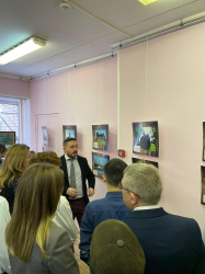 В городе Электроугли Московской области состоялось открытие выставки «Деревянное зодчество: мусульманские храмы России»