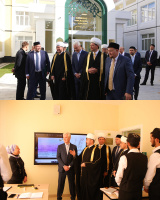 بدعوة من سماحة المفتي عمدة مدينة موسكو سيرغي سوبيانين يزور معهد موسكو الاسلامي
