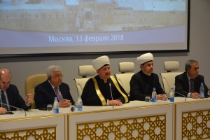 فخامة الرئيس محمود عباس يلتقي المفتين و رجال الدين الإسلامي في روسيا 
