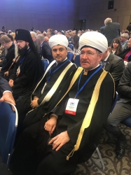 Муфтий Шейх Равиль Гайнутдин принимает участие в работе VI Всемирного конгресса российских соотечественников