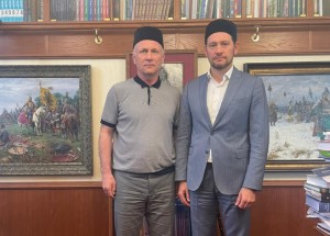 Ильдар Ишеев доложил руководству ДУМ РФ о реализации строительства Соборной мечети Ар-рахим в Уфе