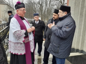 Совместная молитва мусульманских, католических, православных и армянских священнослужителей в Калининграде