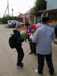 Благотворительная акция в мечети Калининска (Саратовская область)
