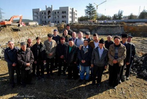 Делегация из Первомайского района Крыма посетила строительство комплекса Соборной мечети