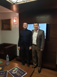 Муфтий Москвы Ильдар Аляутдинов  встретился с президентом МАИБ Маратом Кабаевым