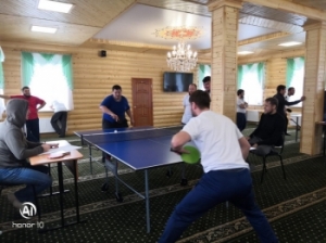 Первый чемпионат по настольному теннису среди религиозных деятелей ДУМ Поволжья.