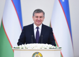 سماحة المفتي يهنأ الرئيس شوكت ميرضيائيف بإعادة انتخابه رئيساً لاوزبكستان