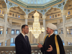 Председатель Сената Парламента Казахстана посетил Московскую Соборную мечеть