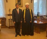 Муфтий Шейх Равиль Гайнутдин встретился с Послом Туниса в РФ Тареком бин Саламом