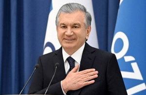 سماحة المفتي يهنأ الرئيس شوكت ميرزيوييف باعادة انتخابه لولاية جديدة رئيساً لجمهورية اوزبكستان