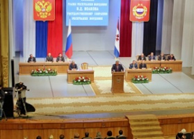 Муфтий Мордовии принял участие в церемонии оглашения Послания главы РМ к Госсобранию