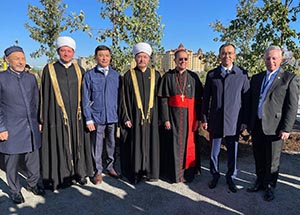 Муфтий Шейх Равиль Гайнутдин принял участие в церемонии посадки деревьев в Парке мира и согласия в Нур-Султане