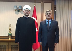 Дамир Мухетдинов встретился с послом Турции и передал соболезнования от имени Муфтия Шейха Равиля  Гайнутдина