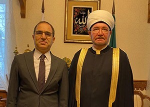 Муфтий Шейх Равиль Гайнутдин встретился с Послом Турции в РФ Танжу Бильгичем