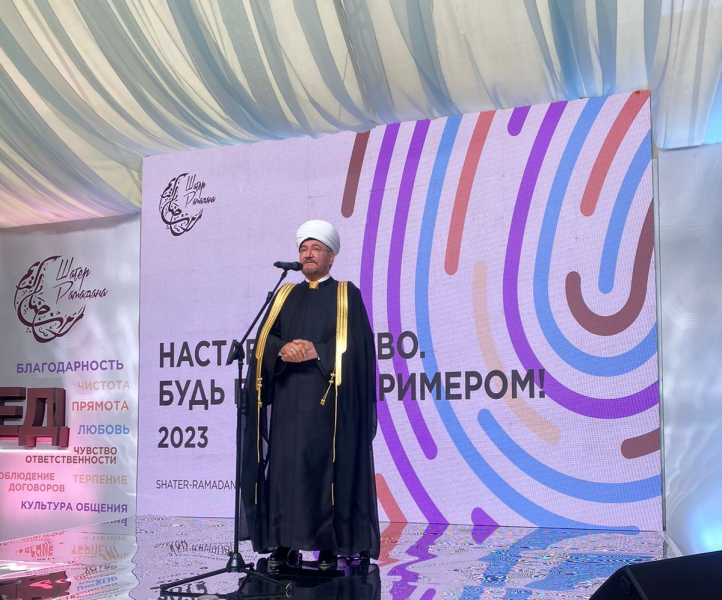برعاية سماحة المفتي افتتاح المشروع الثقافي والتوعوي "خيمة رمضان" في حرم المسجد التذكاري بموسكو